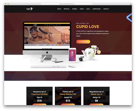 Dating Site Website Template