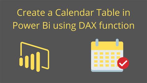 Dax Calendar Power Bi