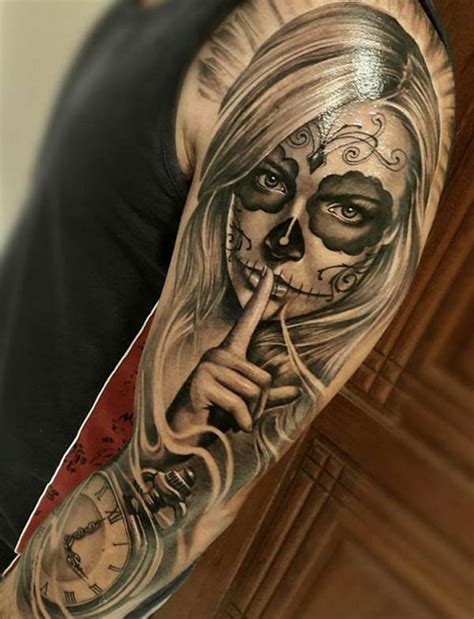 Day Of The Dead Tattoos Designs, Ideas and Meaning