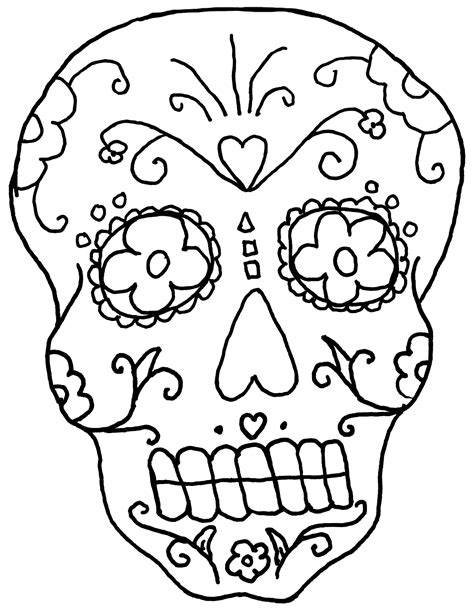 Day Of Dead Coloring Pages