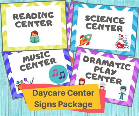 Daycare Signs Printable