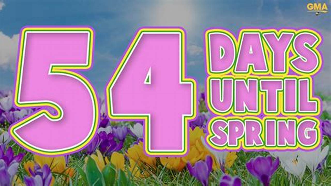 Days Until Spring 2025 Countdown Clock