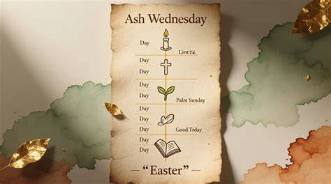 Days Between Ash Wednesday And Easter