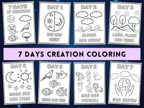 Days Of Creation Coloring Pages
