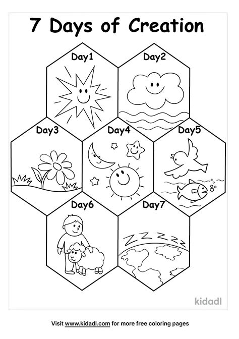 Days Of Creation Printable