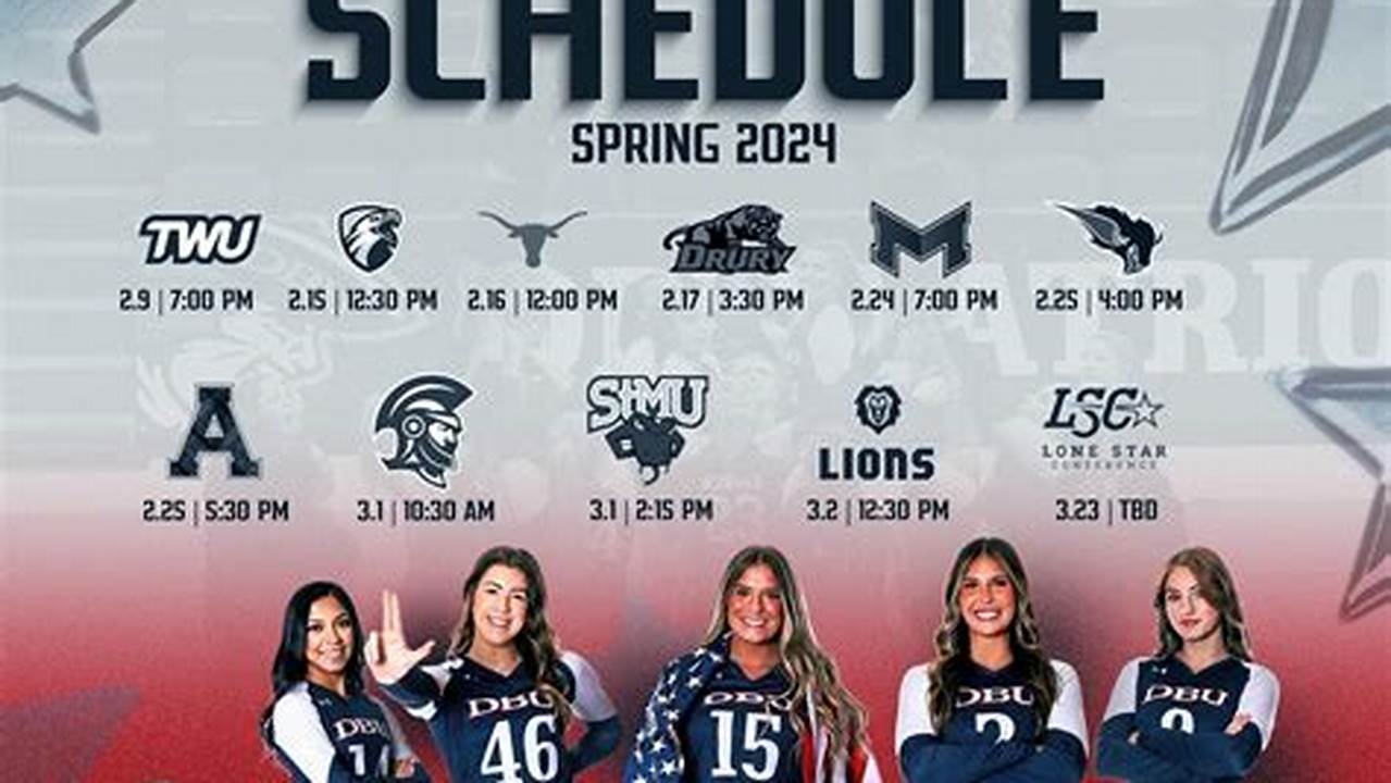 Dbu Calendar Spring 2024