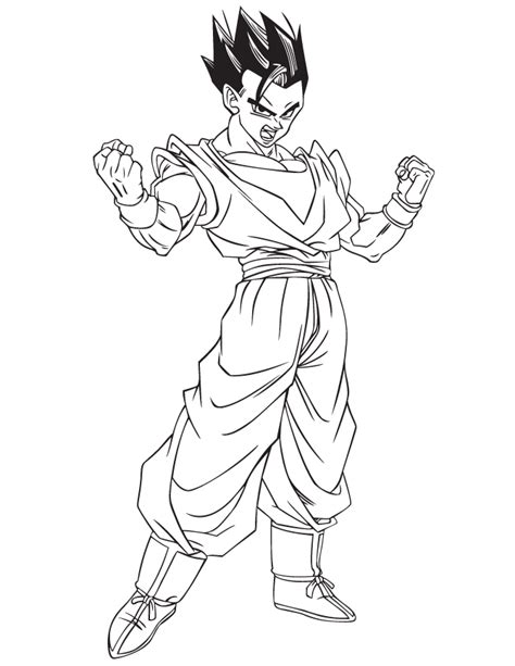 Dbz Gohan Coloring Pages