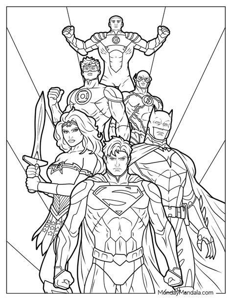 Dc Comics Coloring Pages