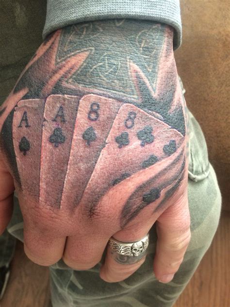 Dead Mans Hand Tattoo Designs