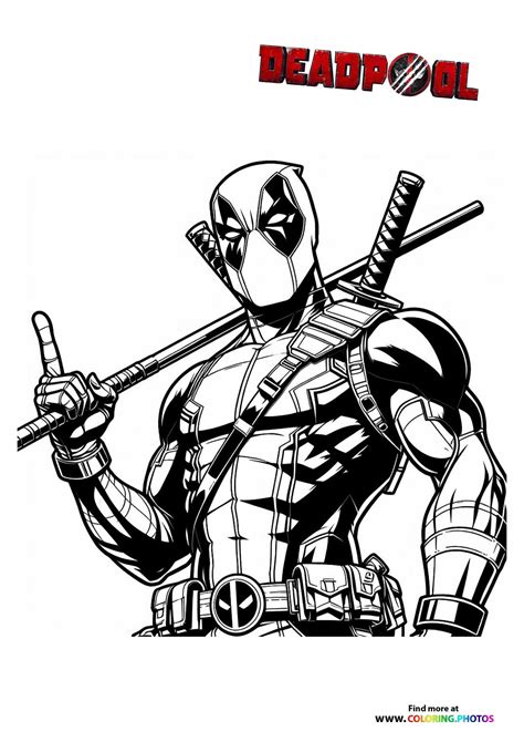 Deadpool Color Pages