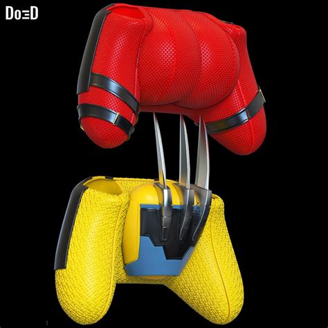 Deadpool and Wolverine Cheeky Controller 3D files