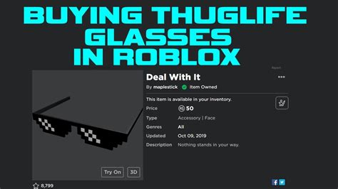 Deal with it - Roblox