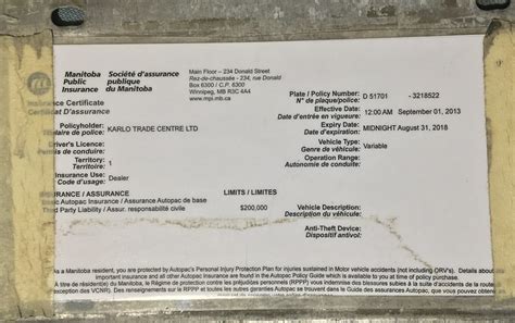 Dealer Plate Insurance Cost