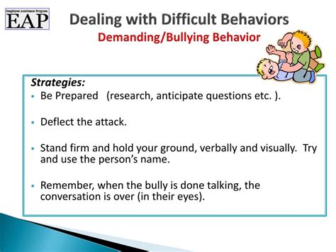 Dealing with Difficult Behaviors