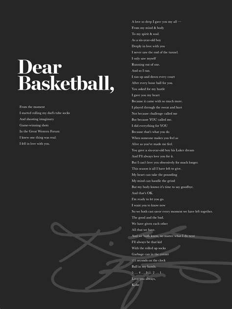 Dear Basketball Poem Guide For 2026