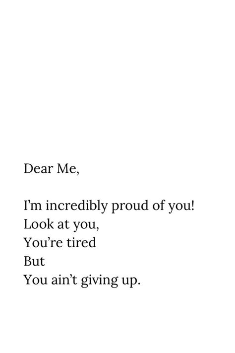Dear Me Quotes Promoting Self-Care