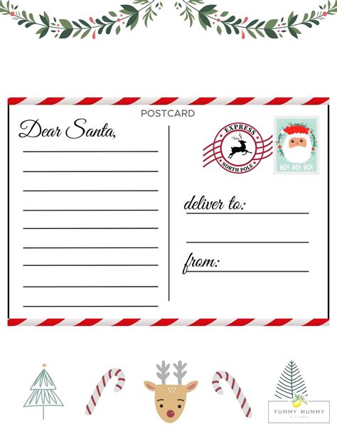 Dear Santa Letter Printables - FREE | Printabulls