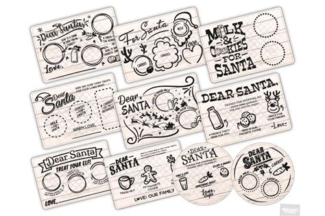Download Dear Santa Tray Bundle Commercial Use DXF Files