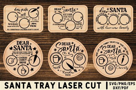 Download Dear Santa Tray Bundle Commercial Use For Crafts