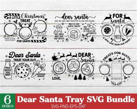 Download Dear Santa Tray Bundle Files For Crafts