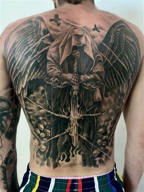 Black ink death tattoo on forearm Tattoos Book 65.000