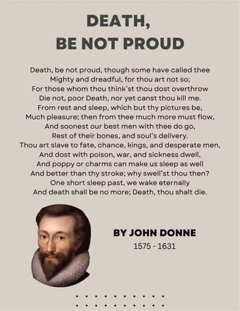 Death Be Not Proud Poem