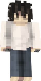 Discover the Chilling World of Death Note with Minecraft's Creepy Skin Collection!