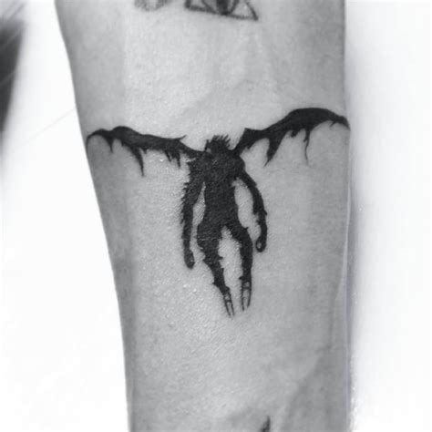 50 Death Note Tattoo Designs For Men Japanese Manga Ink