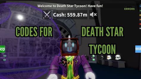 Death Star Tycoon Codes June 2023 Roblox - Gamer Tweak