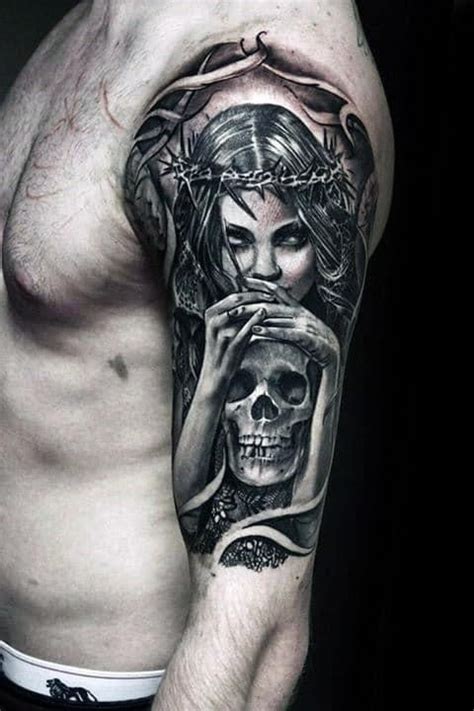 Death skull tattoo design idea 2018 nr211 Death skull