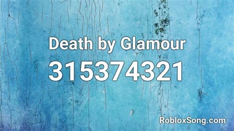 Death by glamour - SharaX Roblox Id - Roblox Music Codes