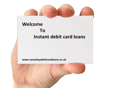 Debit Card Loans Quick