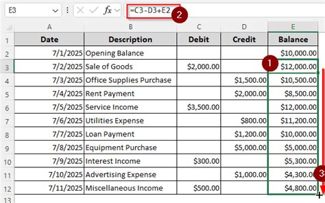 Debit Credit Balance Sheet