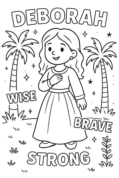Deborah Coloring Page