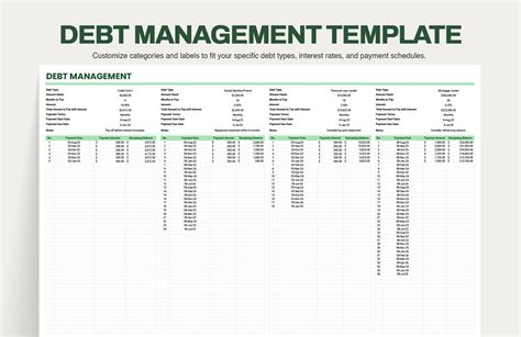 Sample Debt Organizer Apcc2017 Debt Management Template Example Ikase