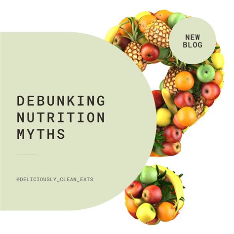 Debunking Popular Nutrition Myths Image