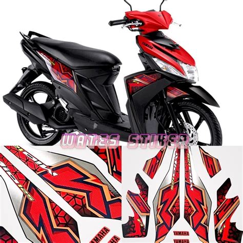 Decal Mio M3 Merah
