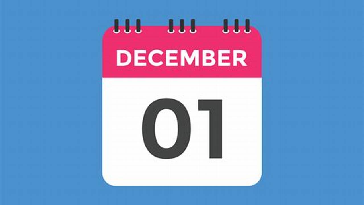 December 1 Calendar