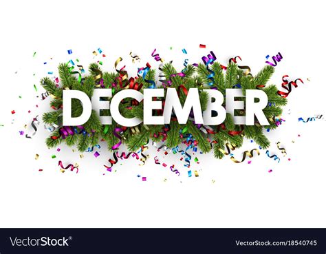 December Calendar Banner
