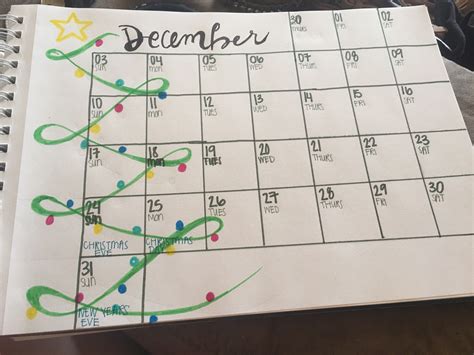 December Calendar Decorations