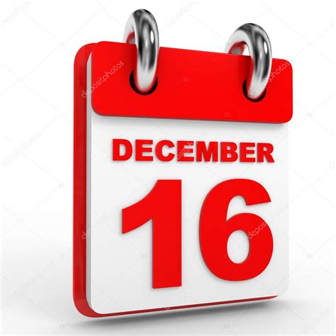 December 16 Calendar