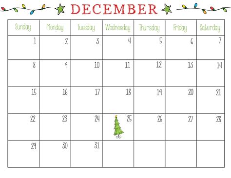 December 2 Calendar