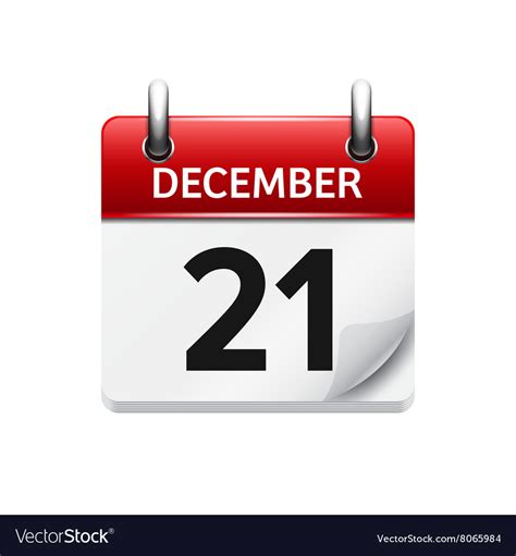 December 21st Calendar