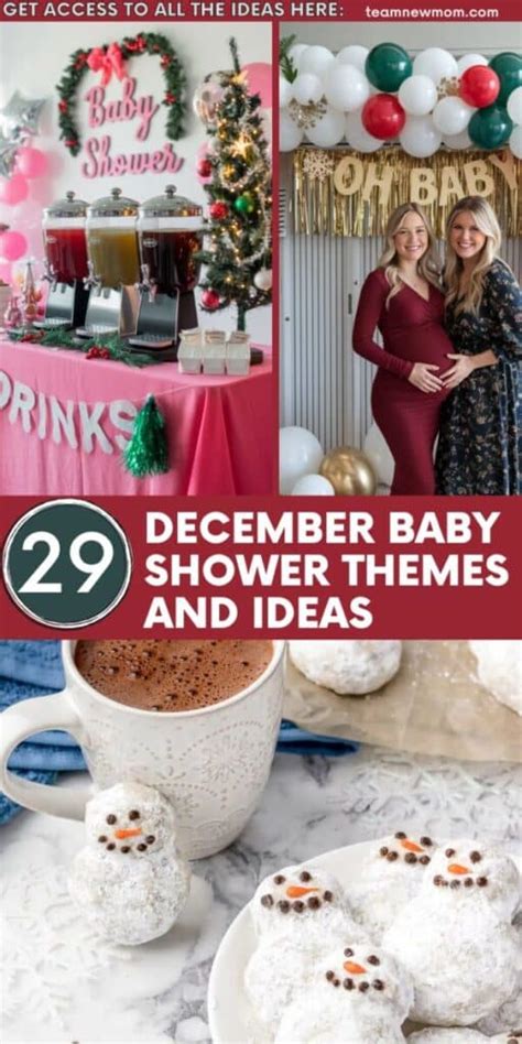 December Baby Shower Themes