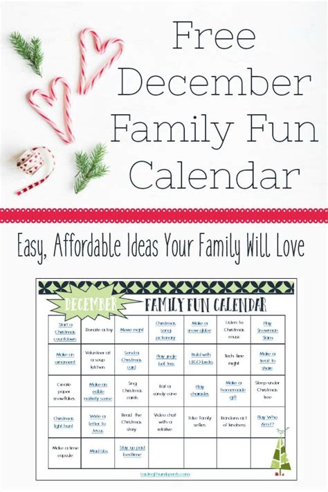 December Fun Calendar