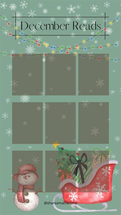 December Reading Template