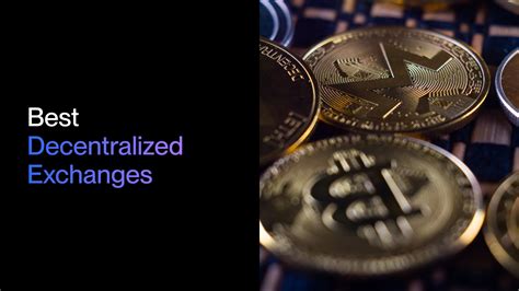 Decentralized crypto exchanges