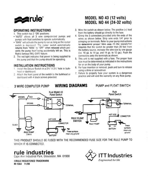 Deciphering Color Codes in Rule Bilge Pump Wiring