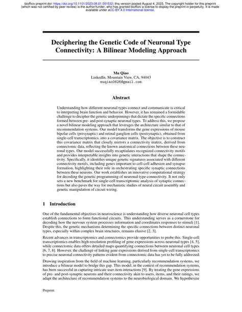 Deciphering the Code of Connectivity