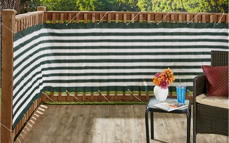 Deck Privacy Fence Blinds: Add Style And Security To Your Outdoor Space